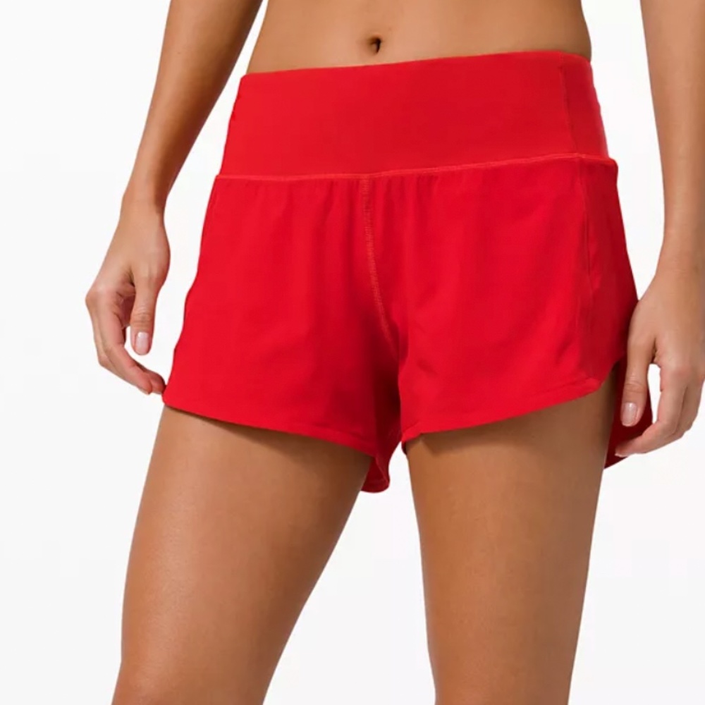 Lululemon Speed Up Mid-Rise Lined Short 4" Size 4